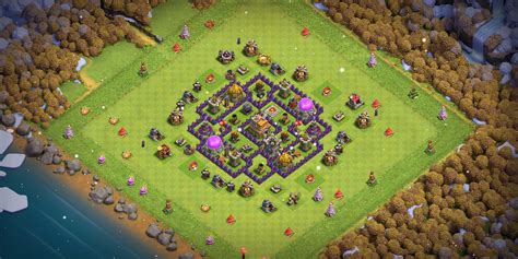 coc th 7 base layout